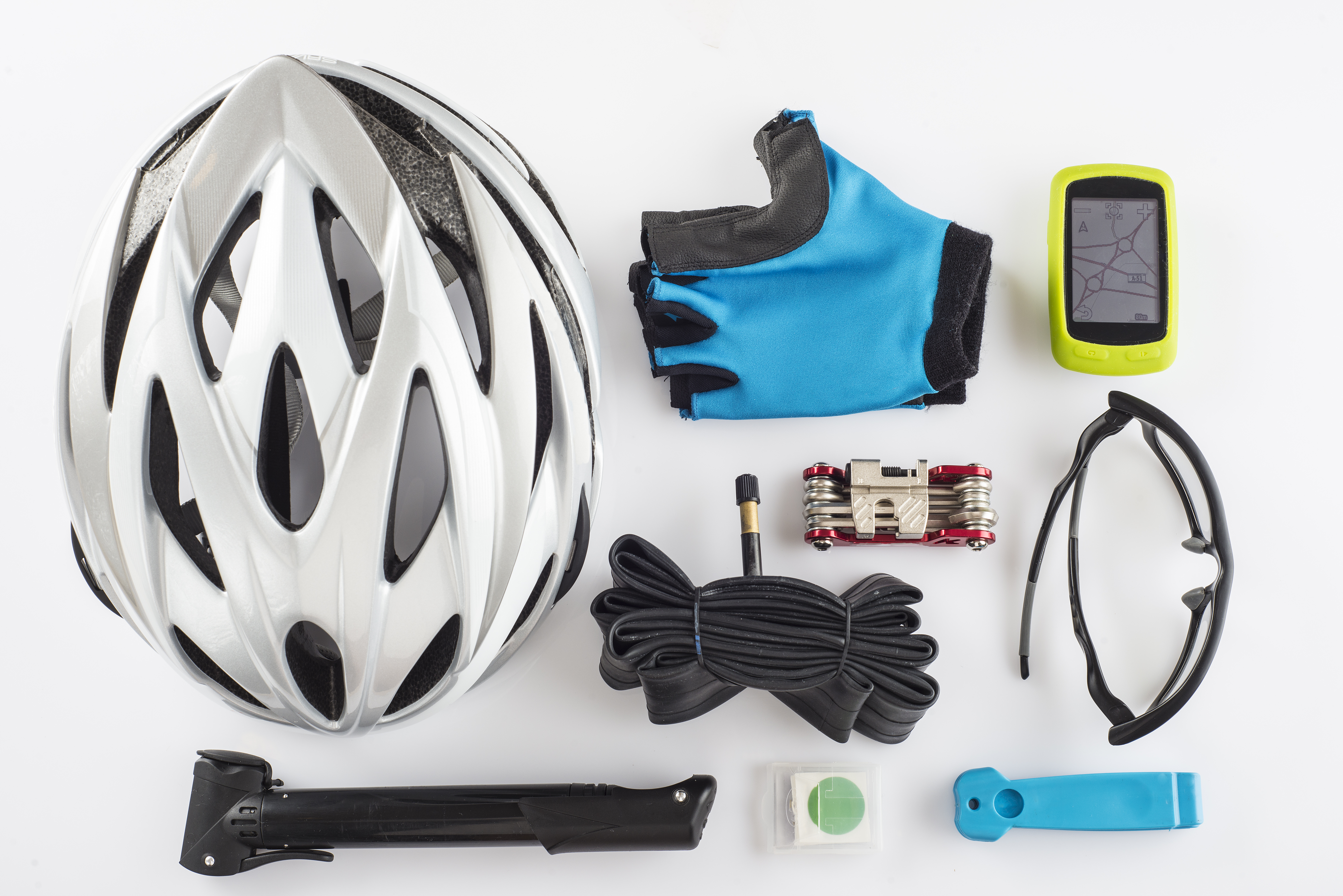 Proteccin seguridad GPS ciclismo casco guantes gafas